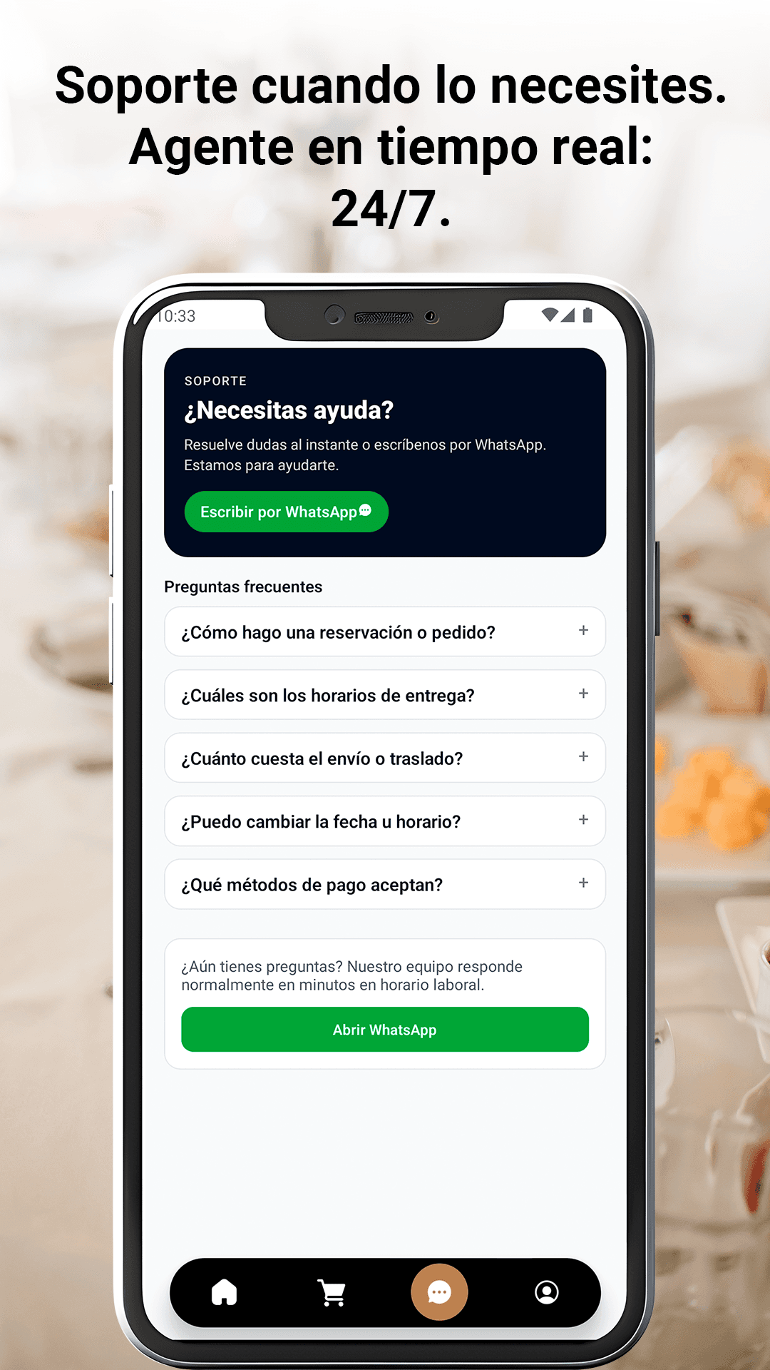 Mockup app: vista 10