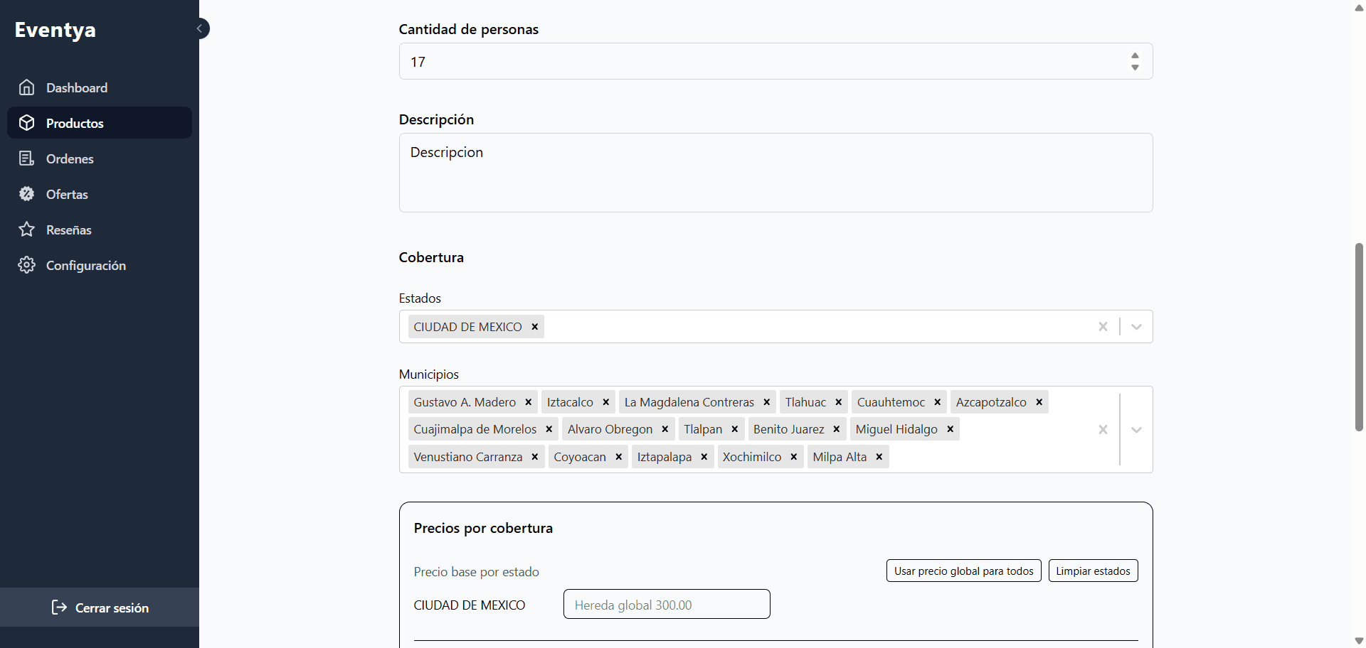 Portal socios: mensajes