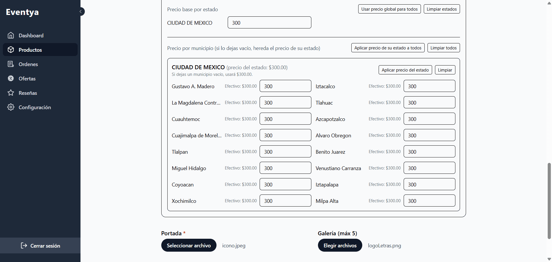 Portal socios: promociones